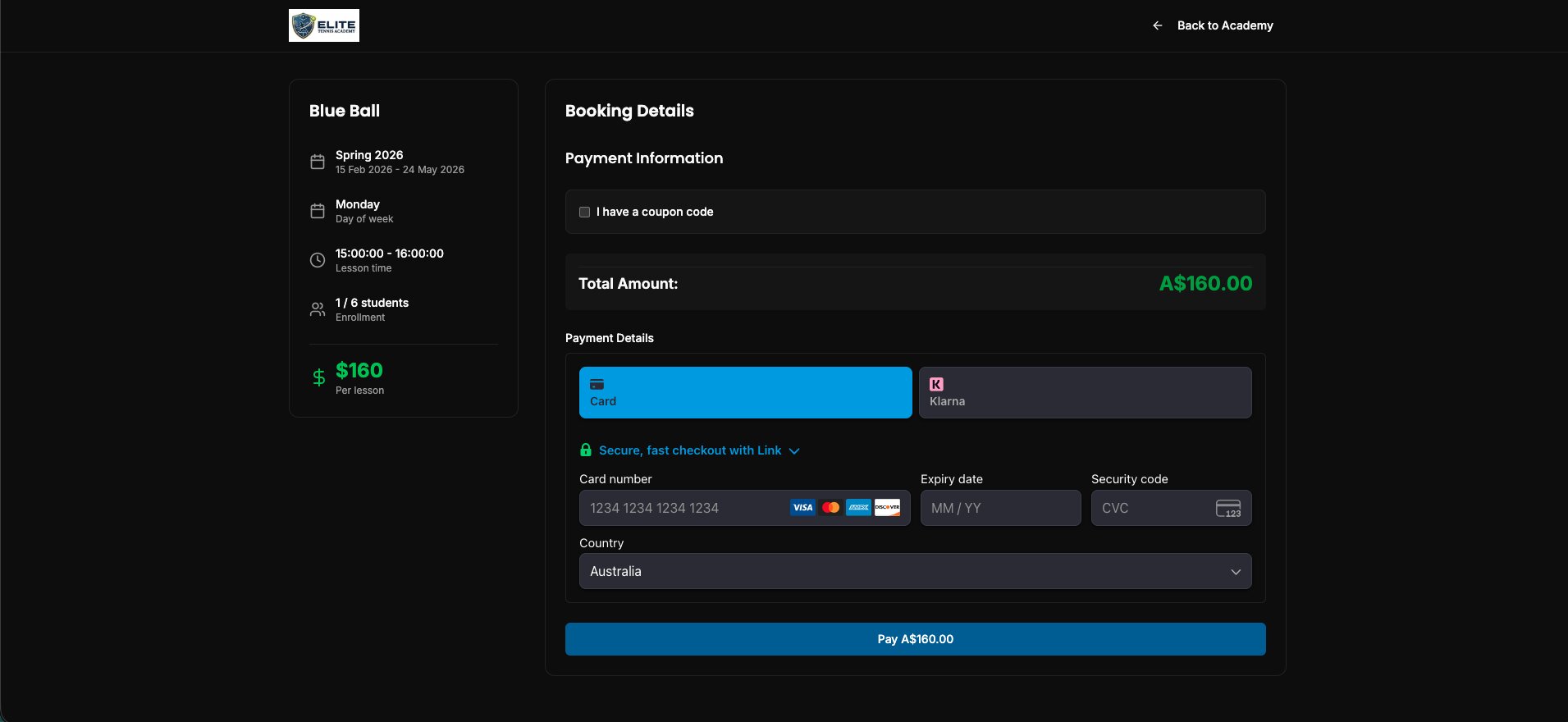 Payment Processing - CourtSync