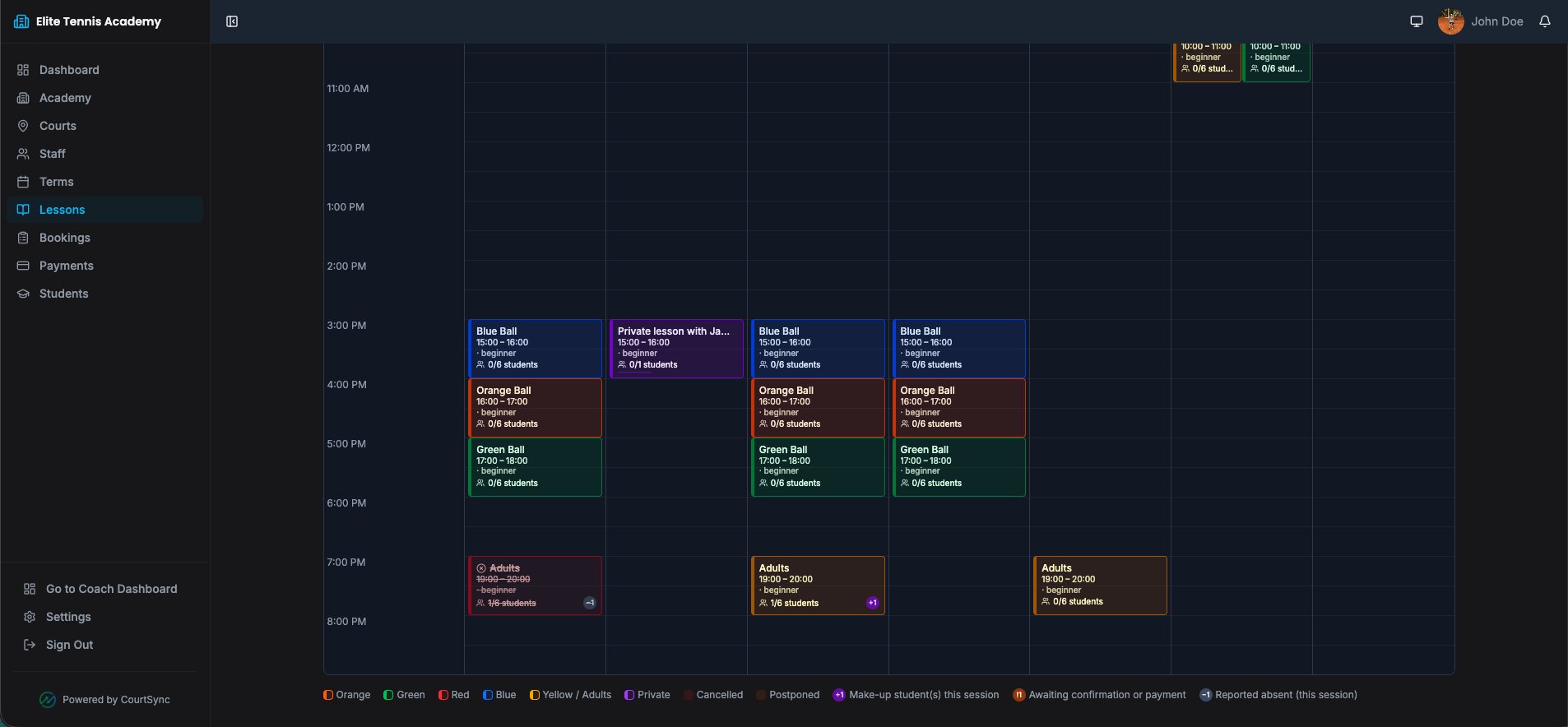 Smart Scheduling System - CourtSync